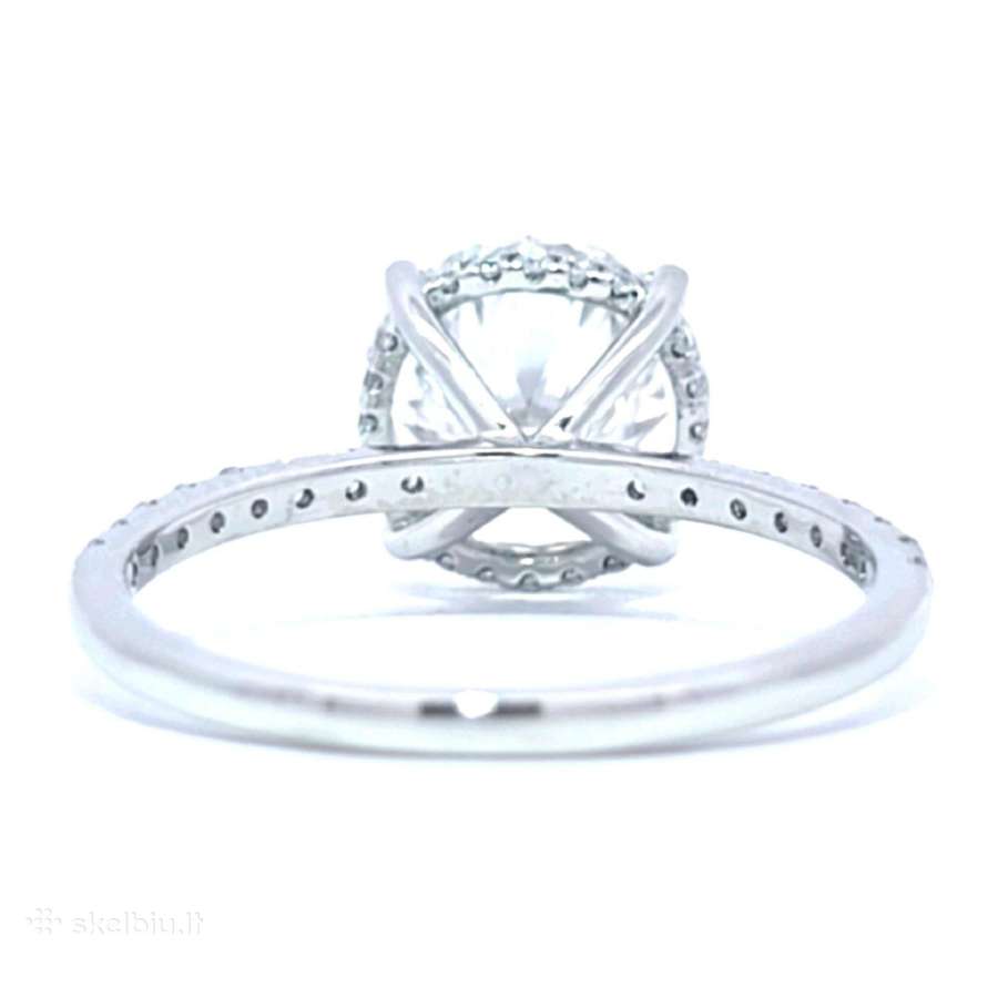 Sužadėtuvių žiedas su LG briliantu (3,33ct) - nuotraukos Nr. 6