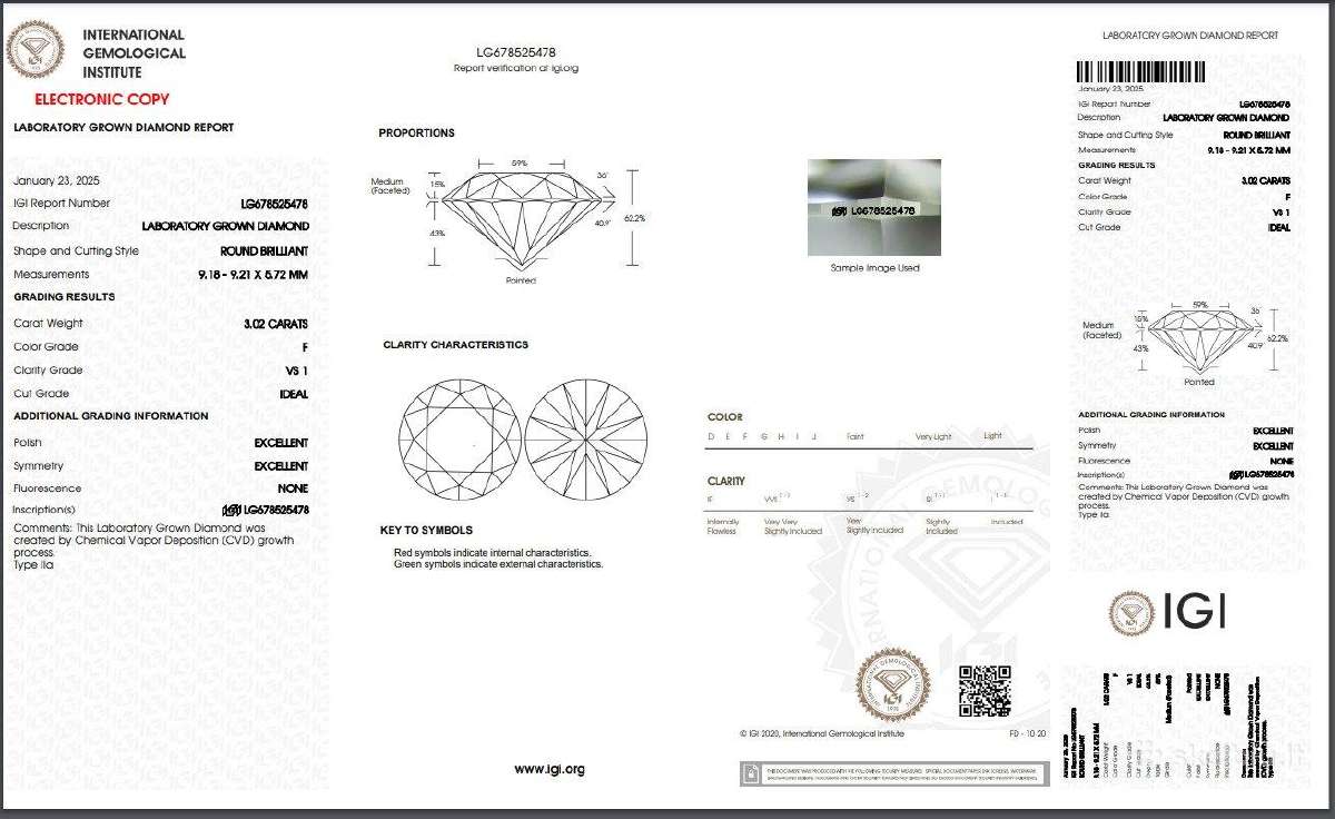 Sužadėtuvių žiedas su LG briliantu (3,33ct) - nuotraukos Nr. 7
