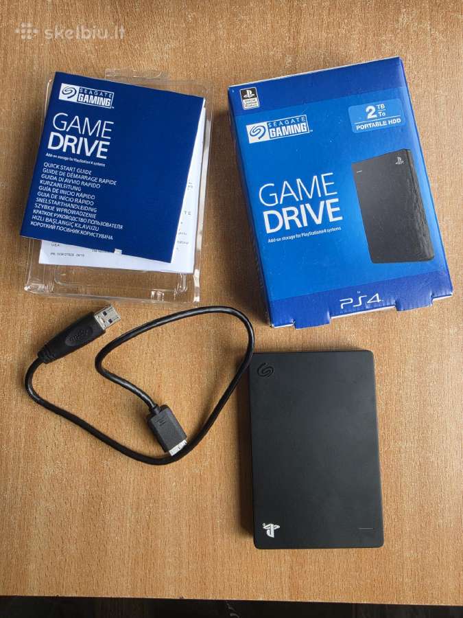 2 TB seagate Playstation HDD - nuotraukos Nr. 2