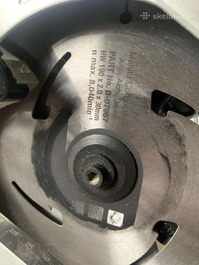 Makita pjūklas 19cm 1600w - nuotraukos Nr. 2