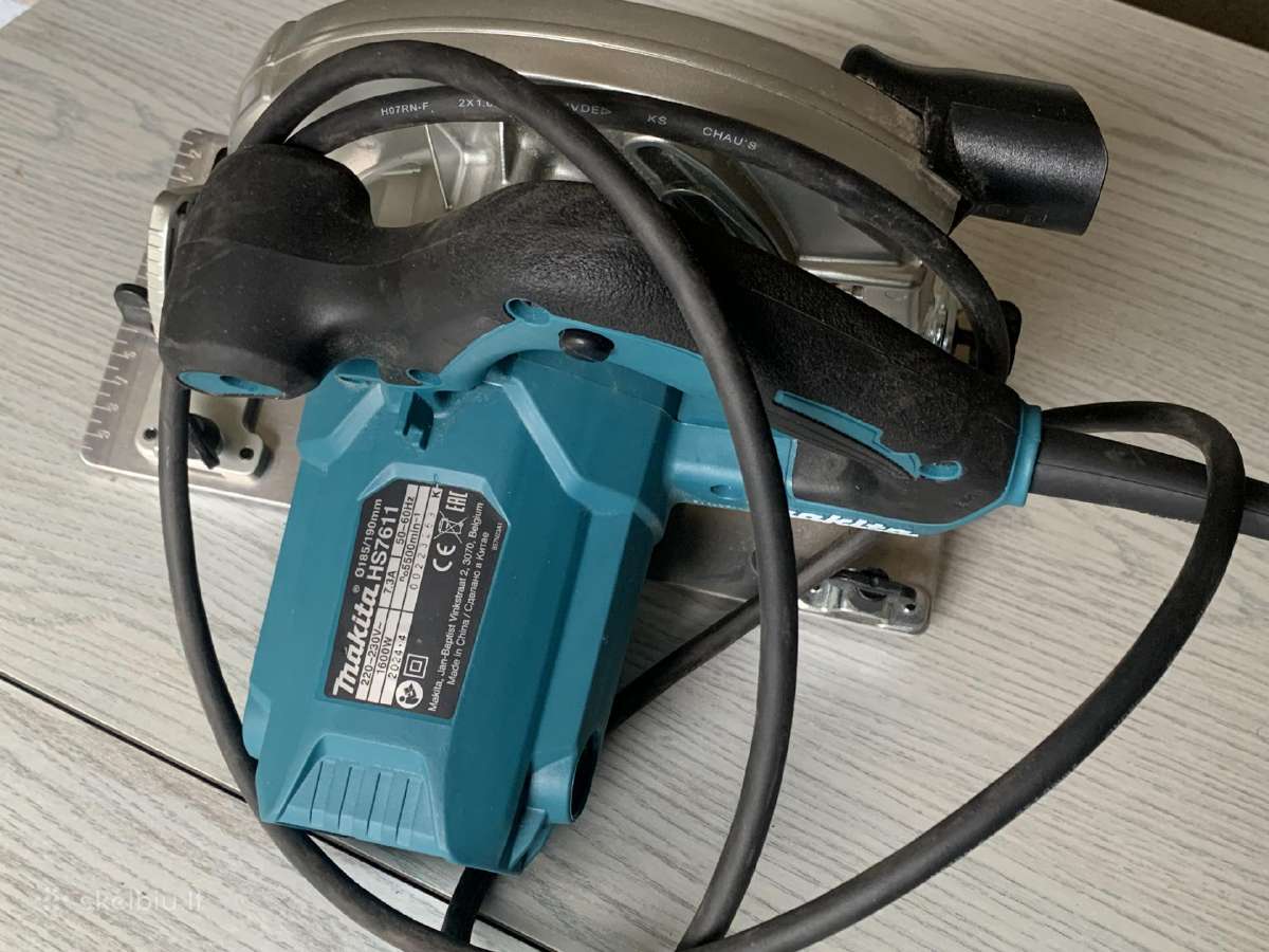 Makita pjūklas 19cm 1600w - nuotraukos Nr. 4