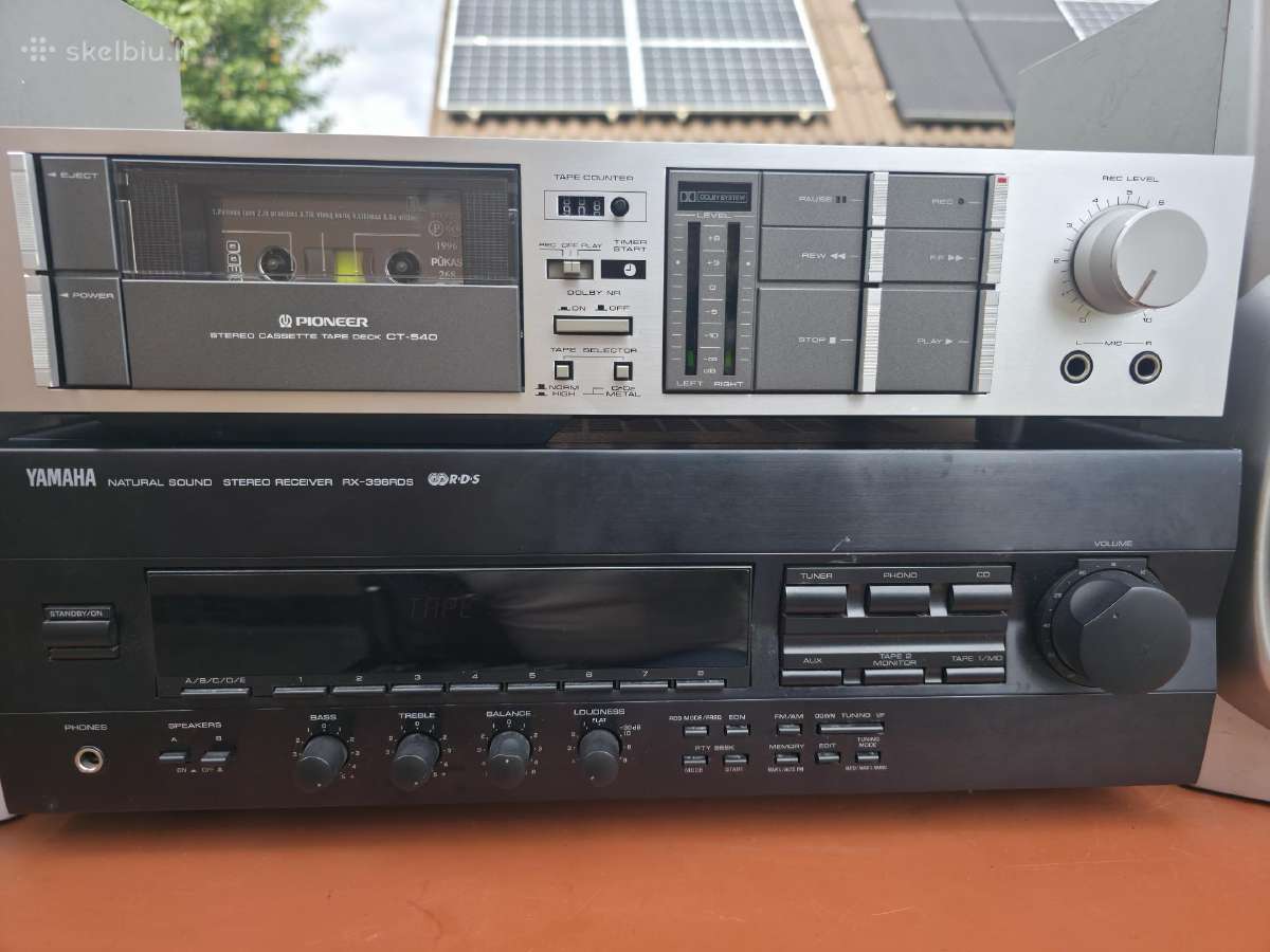 Yamaha rx 396 resyveris, deka, CD grotuvai, - nuotraukos Nr. 10