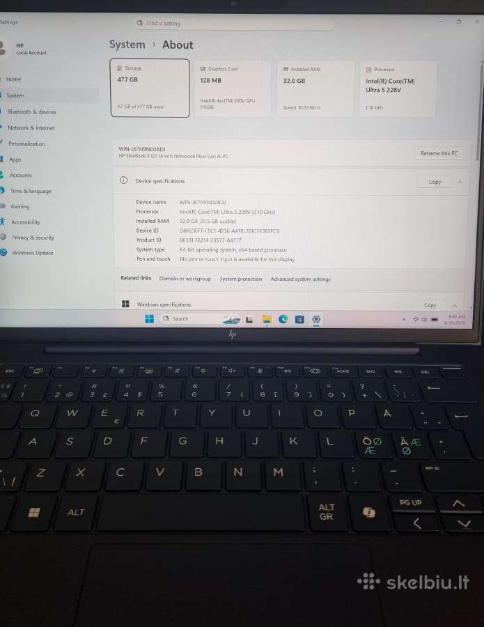 Elitebook X G1i Ai14 - nuotraukos Nr. 7