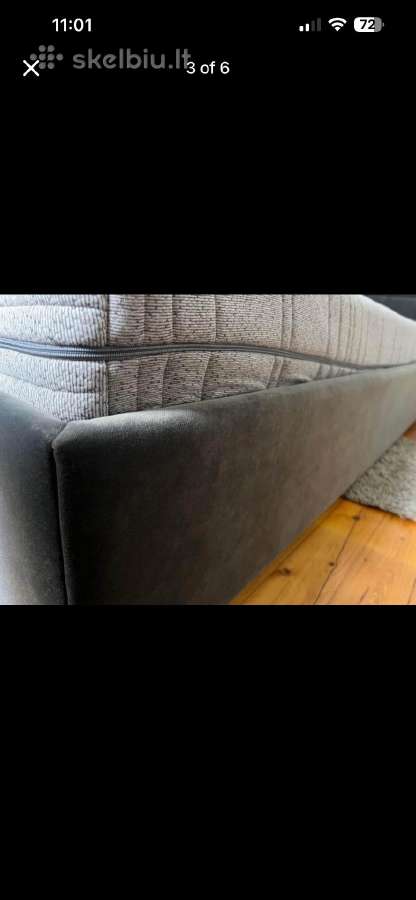 Miegamojo lova 140 cm Lonas - nuotraukos Nr. 5
