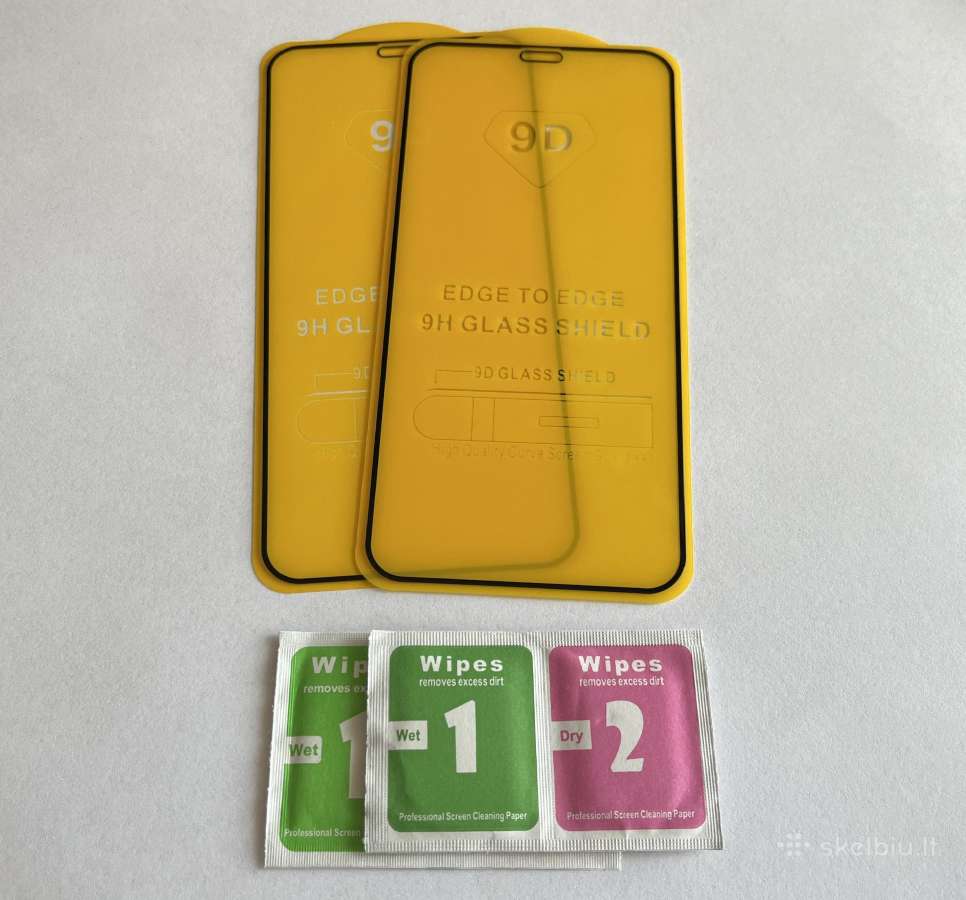 Kokybiškas stiklas iPhone 12 mini (3 vnt 2 €) - nuotraukos Nr. 3