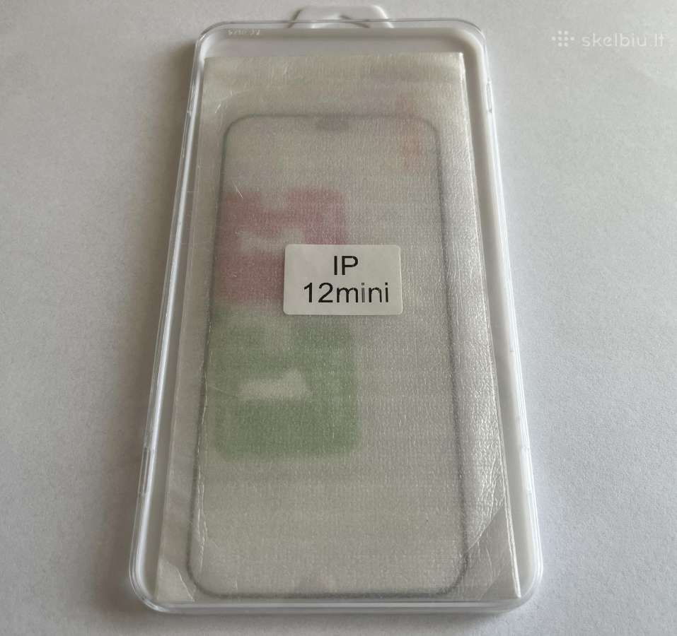Kokybiškas stiklas iPhone 12 mini (3 vnt 2 €) - nuotraukos Nr. 2
