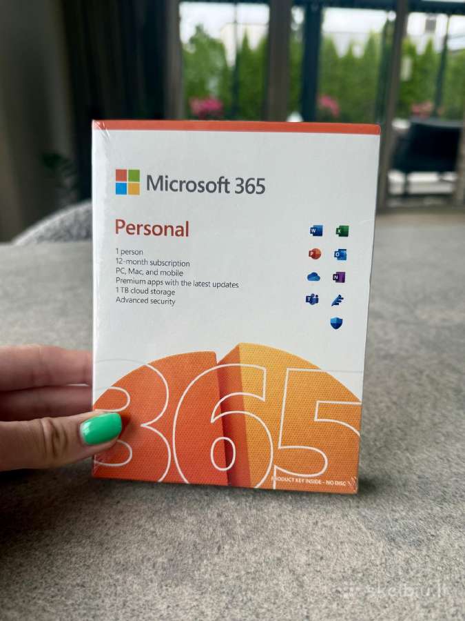 Microsoft 365 Personal – 12 mėn. prenumerata, 1tb - nuotraukos Nr. 3