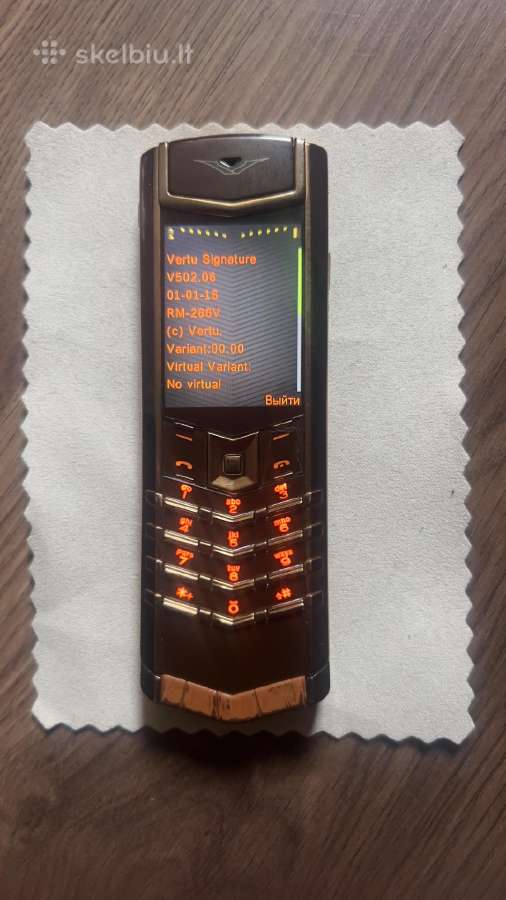 Originalus Vertu Signature S Rm-266v – Made in Eng - nuotraukos Nr. 3