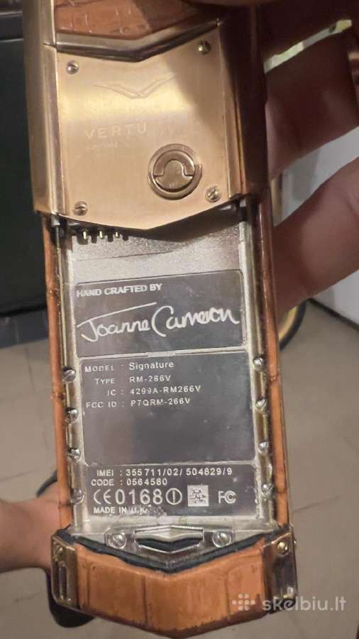 Originalus Vertu Signature S Rm-266v – Made in Eng - nuotraukos Nr. 6