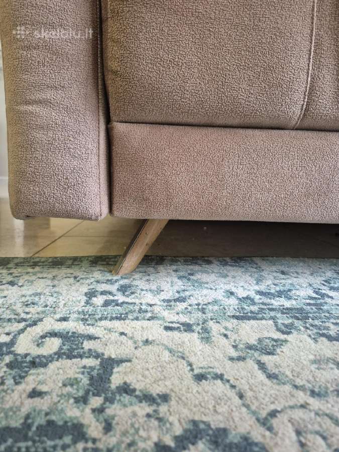 Trivietė sofa su miegojimo funkcija - nuotraukos Nr. 3