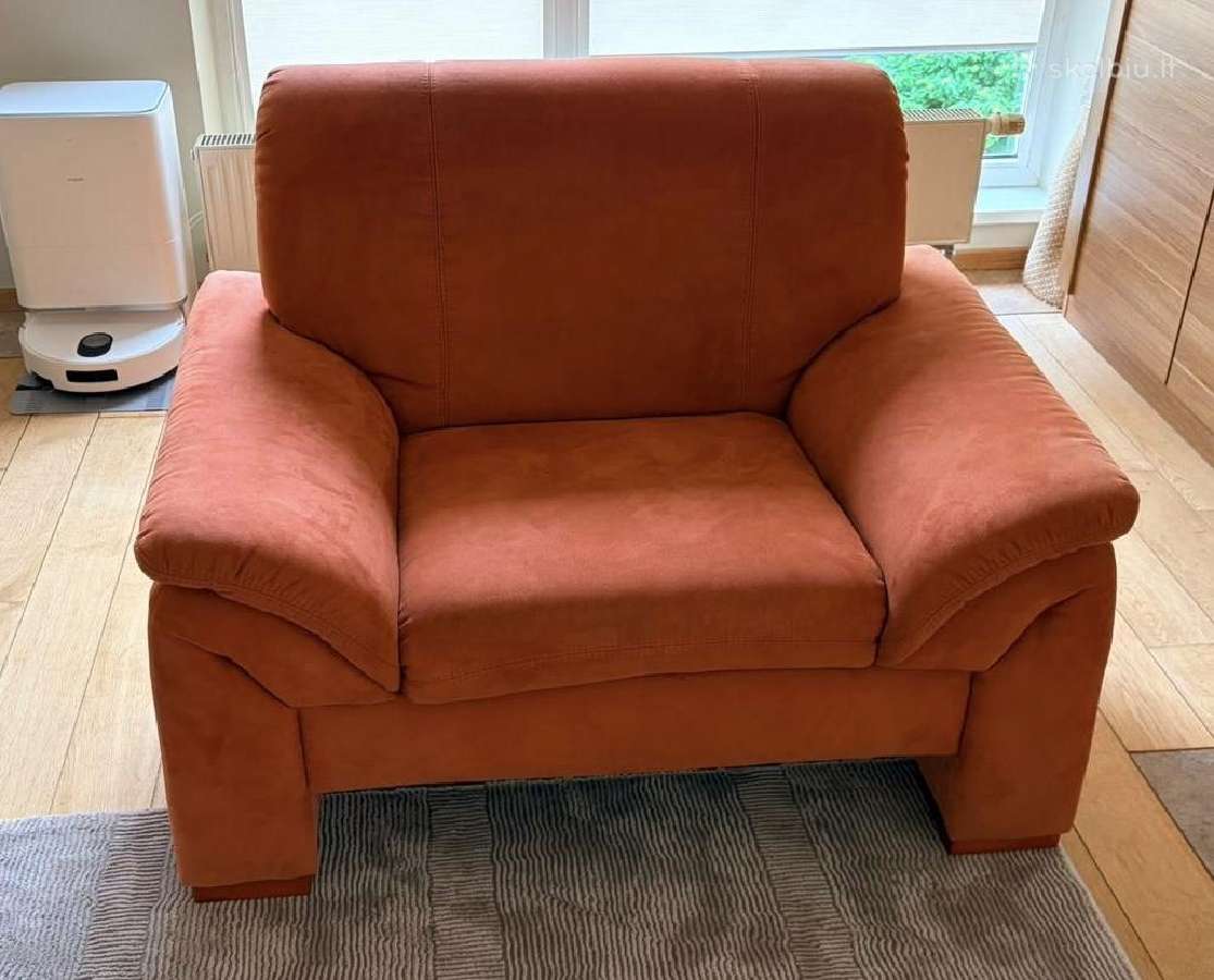 Sofa, fotelis, pufas - nuotraukos Nr. 2