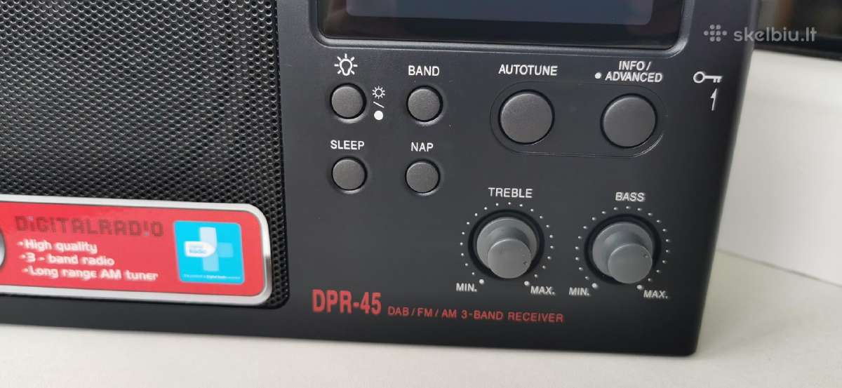 Sangean Dpr-45 Fm Rds/mw/dab/dab+ Radijo Imtuvas - nuotraukos Nr. 4