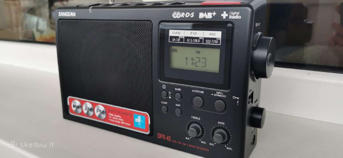 Sangean Dpr-45 Fm Rds/mw/dab/dab+ Radijo Imtuvas - nuotraukos Nr. 11