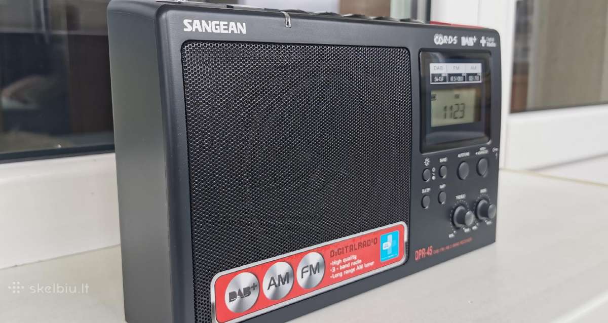 Sangean Dpr-45 Fm Rds/mw/dab/dab+ Radijo Imtuvas - nuotraukos Nr. 12