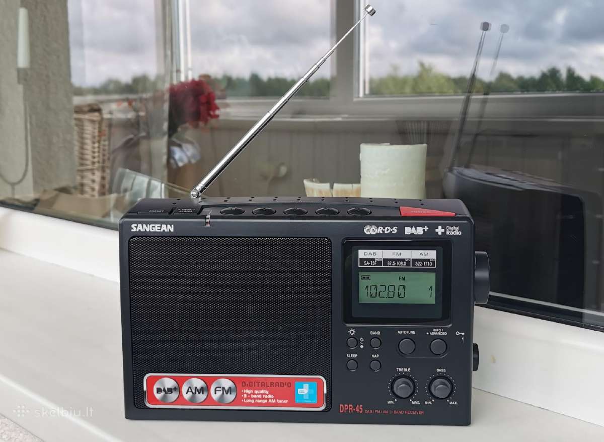 Sangean Dpr-45 Fm Rds/mw/dab/dab+ Radijo Imtuvas - nuotraukos Nr. 14