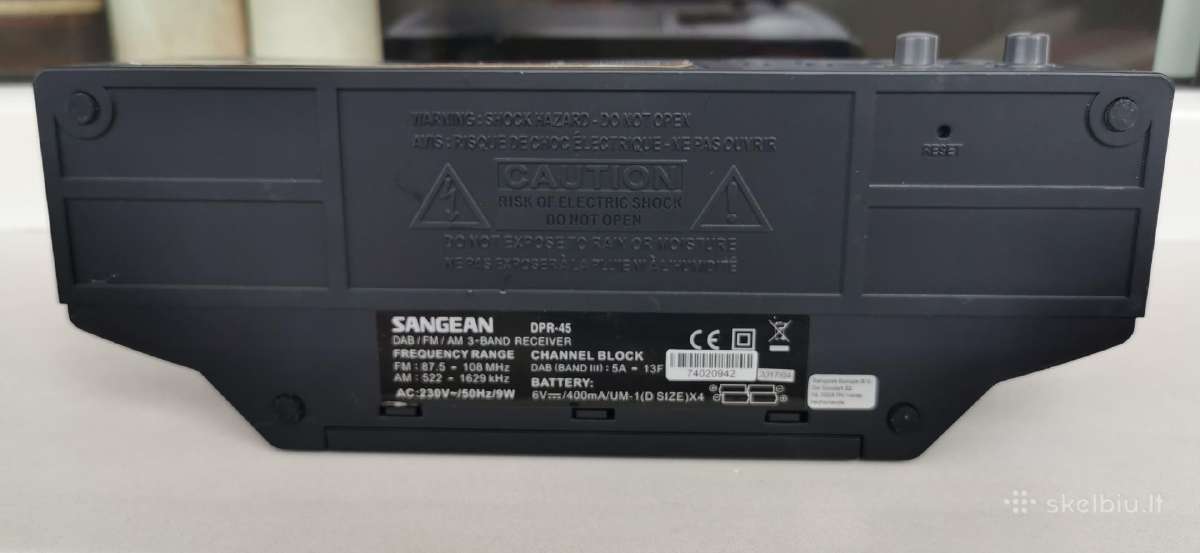 Sangean Dpr-45 Fm Rds/mw/dab/dab+ Radijo Imtuvas - nuotraukos Nr. 17