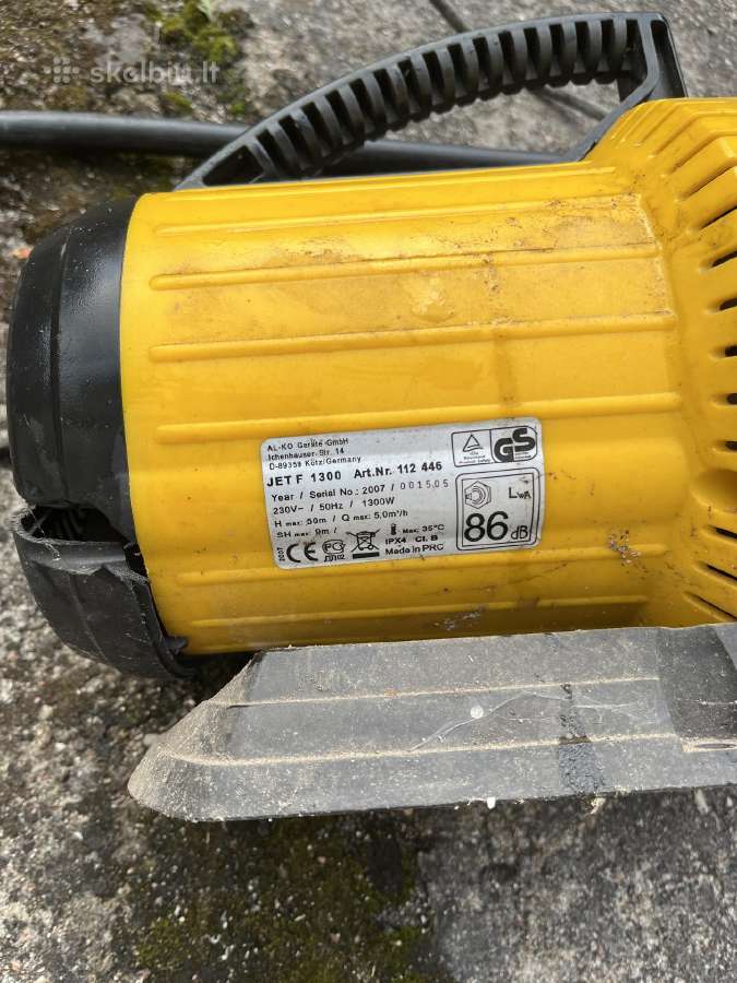 AL-ko Jet F 1300 Vandens sodo Siurblys - nuotraukos Nr. 3
