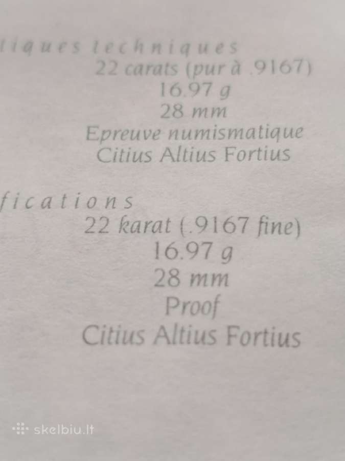 Auksine moneta - nuotraukos Nr. 3
