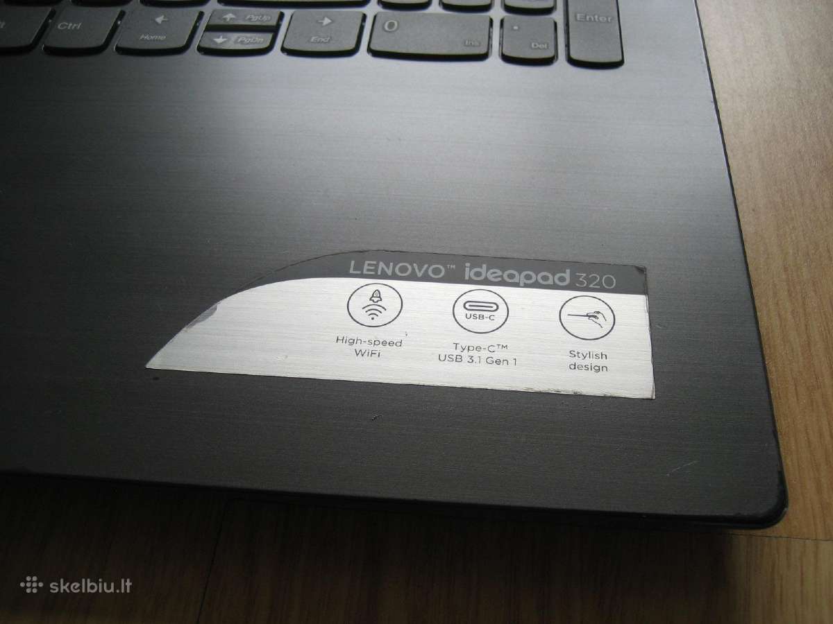 Lenovo 320-15ikb i5 3.40ghz/ 128gb/ 8gb/ 2 val. - nuotraukos Nr. 6