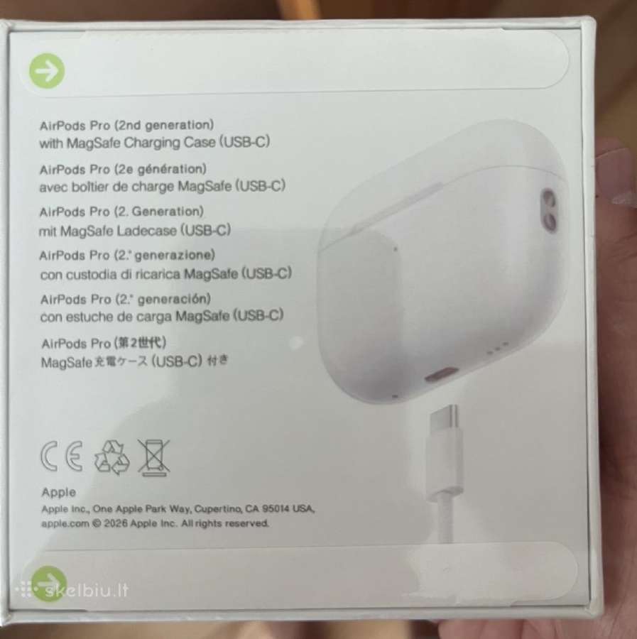Air pods Gen-2 ausinės - nuotraukos Nr. 4