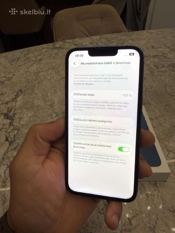 iPhone 13, 128gb 100% - nuotraukos Nr. 3
