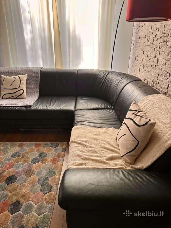 Parduodama odinė sofa - nuotraukos Nr. 2