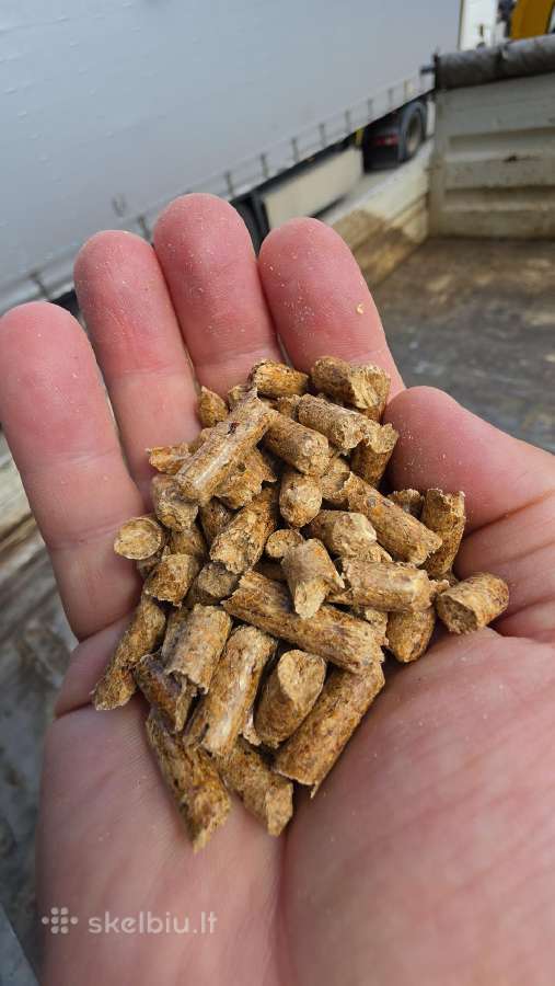 6mm 100% medienos granulės - nuotraukos Nr. 4