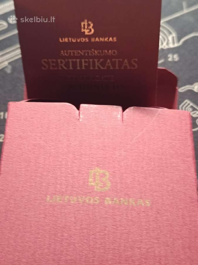 Auksine 100 litu moneta - nuotraukos Nr. 3