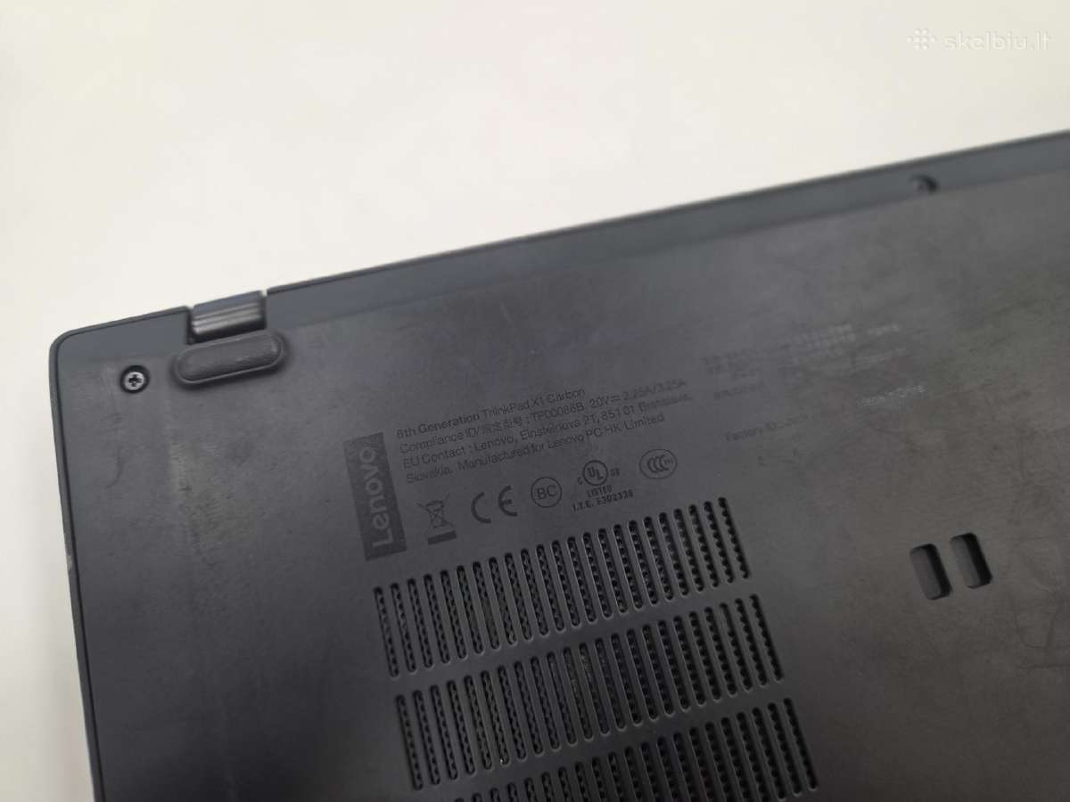 Thinkpad X1 Carbon 6gen i5/8gb/256gb - nuotraukos Nr. 5
