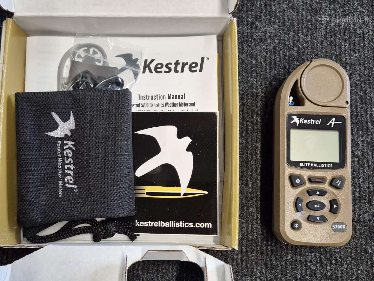 Kestrel 5700x Elite Applied Ballistics and Link - nuotraukos Nr. 4