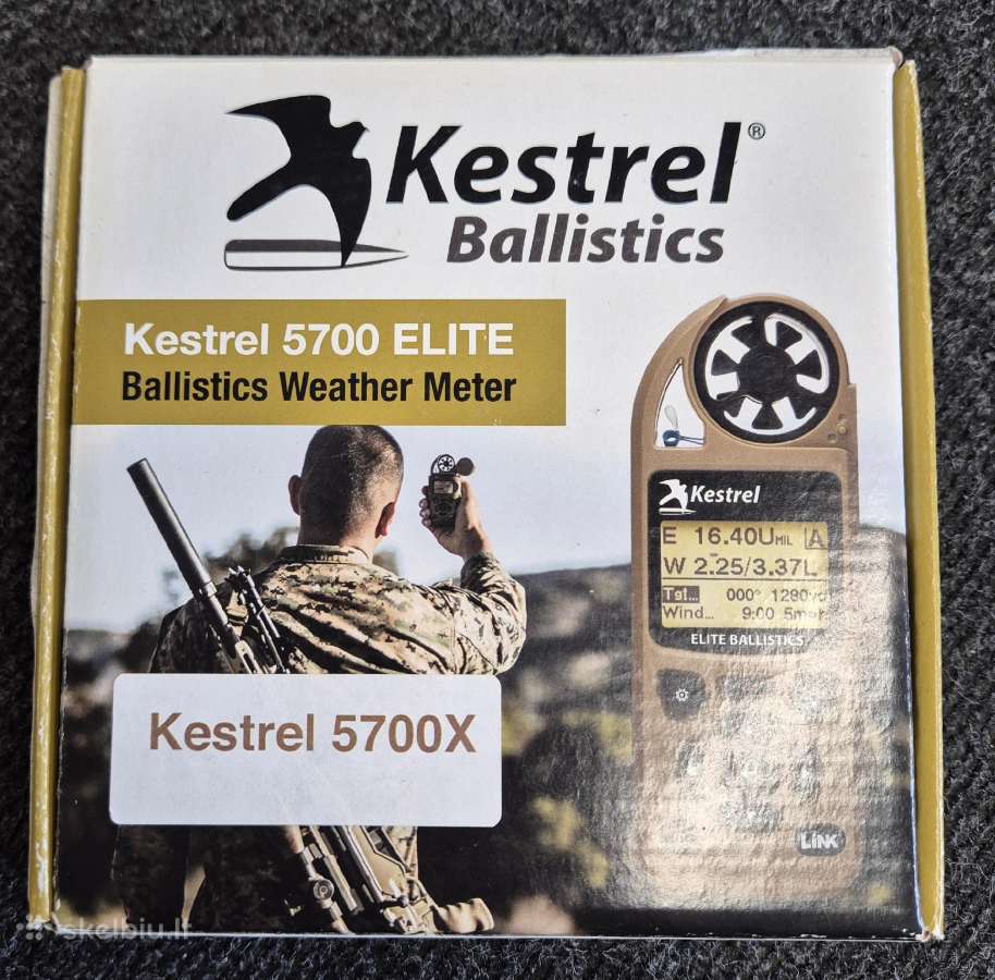 Kestrel 5700x Elite Applied Ballistics and Link - nuotraukos Nr. 3