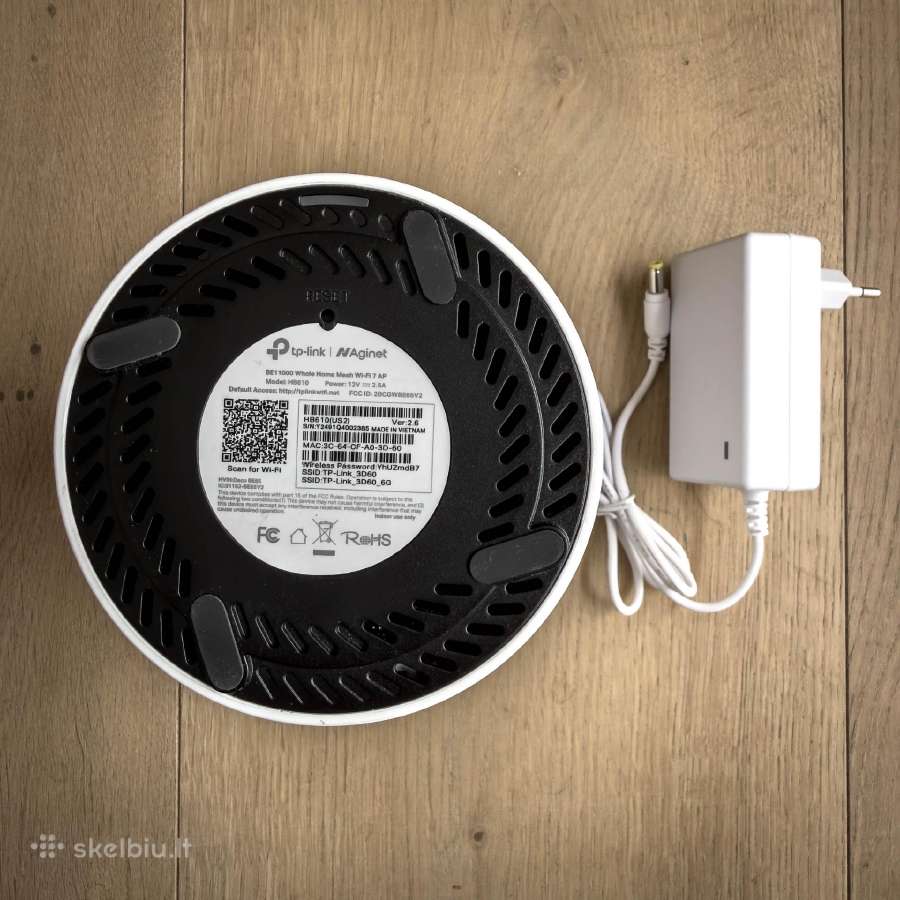 Tp-link Hb610 Aginet klase Be11000 2.5gb/s Wan/lan - nuotraukos Nr. 3