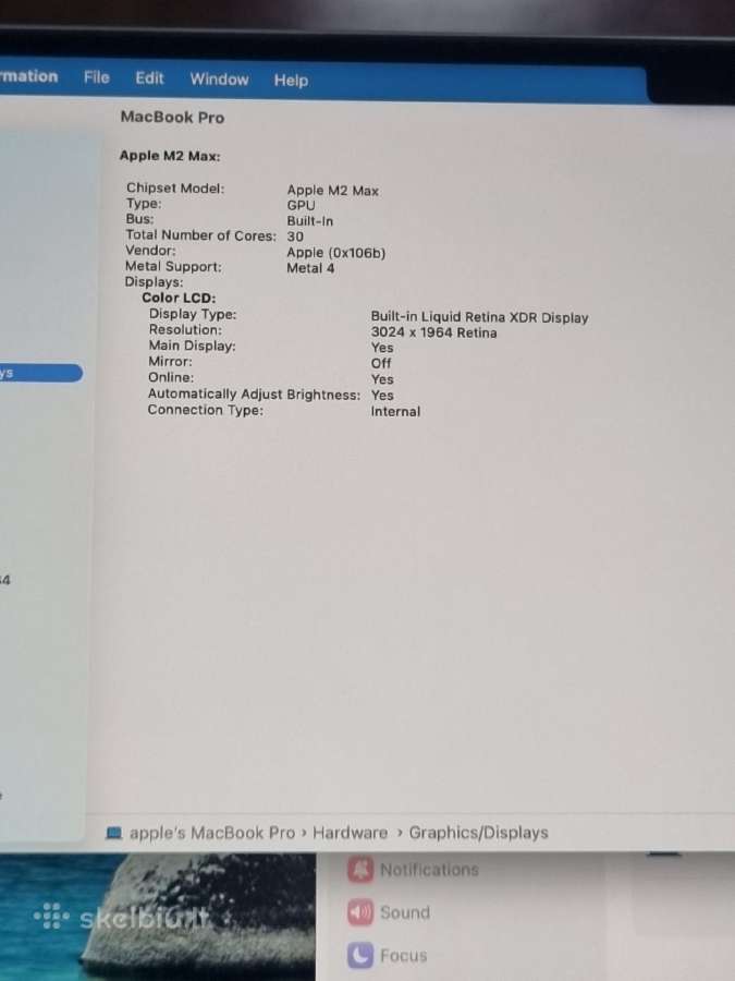 MacBook Pro 14-inch M2 Max - nuotraukos Nr. 8