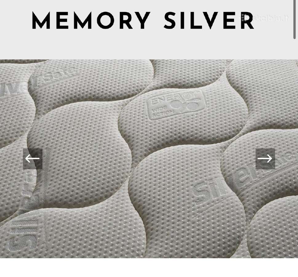 Čiužinys Memory Silver - nuotraukos Nr. 2