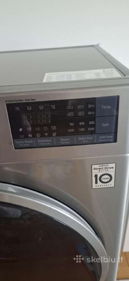LG Skalbimo mašina 7kg - nuotraukos Nr. 5