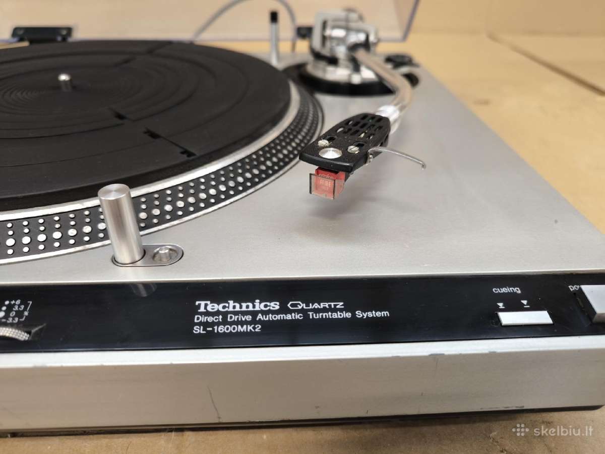 Technics SL-1600 Mk2 Patefonas - nuotraukos Nr. 5