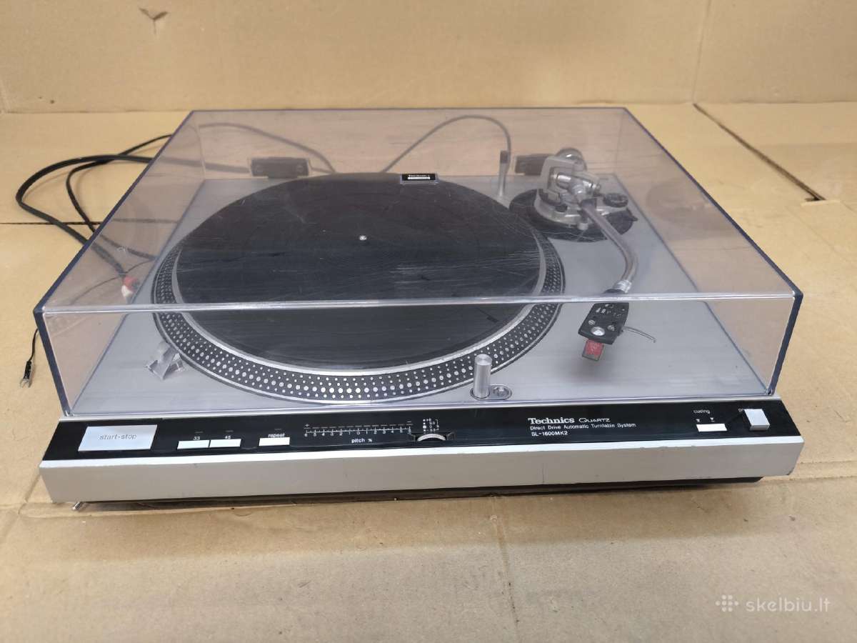 Technics SL-1600 Mk2 Patefonas - nuotraukos Nr. 8