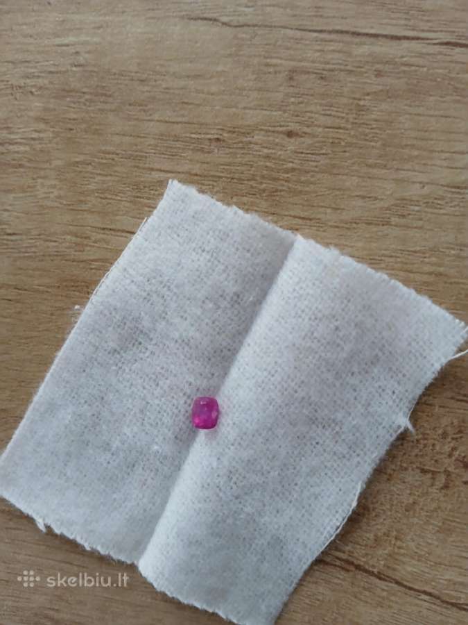 Parduodu Rubina rausvai raudon nekaitintas 0.80ct - nuotraukos Nr. 4