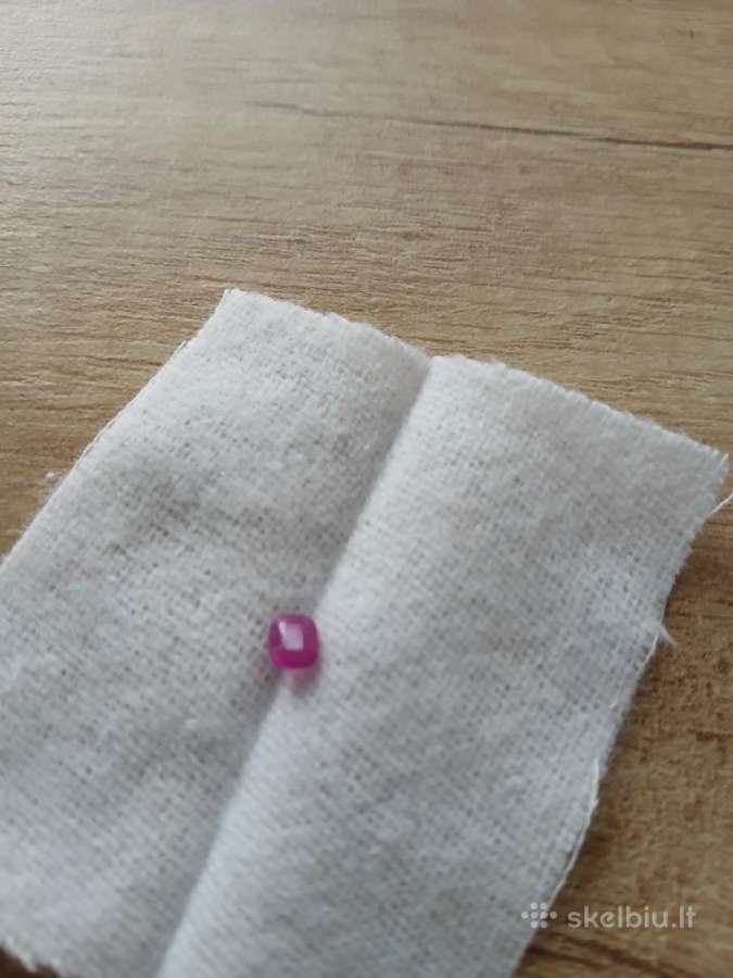 Parduodu Rubina rausvai raudon nekaitintas 0.80ct - nuotraukos Nr. 6