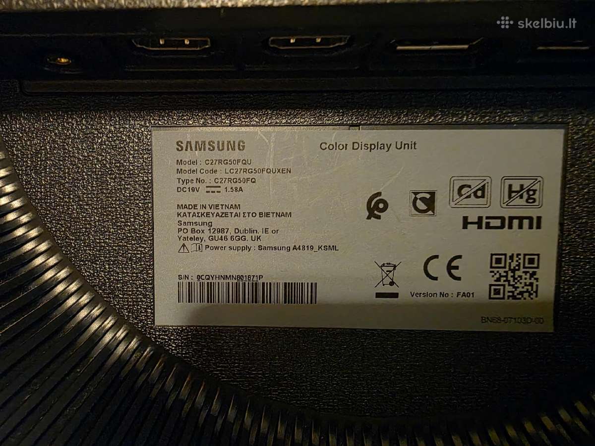 Monitorius Samsung - nuotraukos Nr. 7