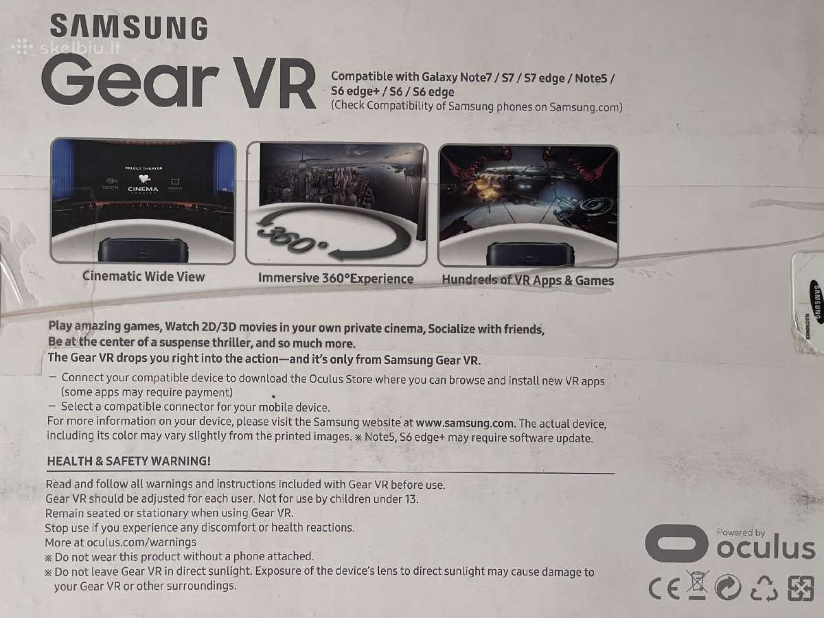 Nauji Virtualios Realybes Akiniai Oculus Samsung - nuotraukos Nr. 7