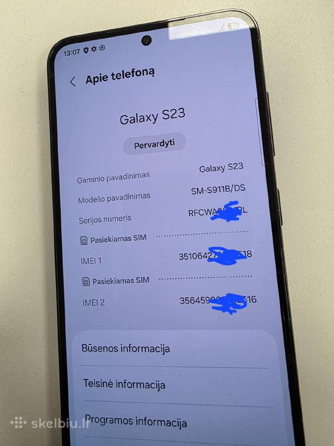 Samsung galaxy s S23 8/128 - nuotraukos Nr. 4