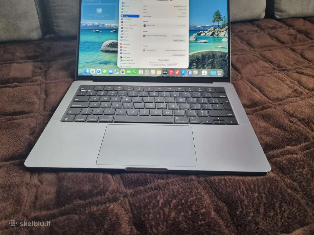 MacBook Pro 14-inch m1 32 512 - nuotraukos Nr. 4