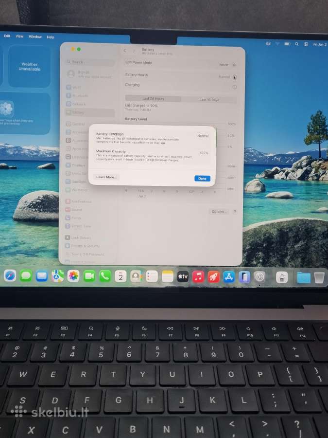 MacBook Pro 14-inch m1 32 512 - nuotraukos Nr. 8