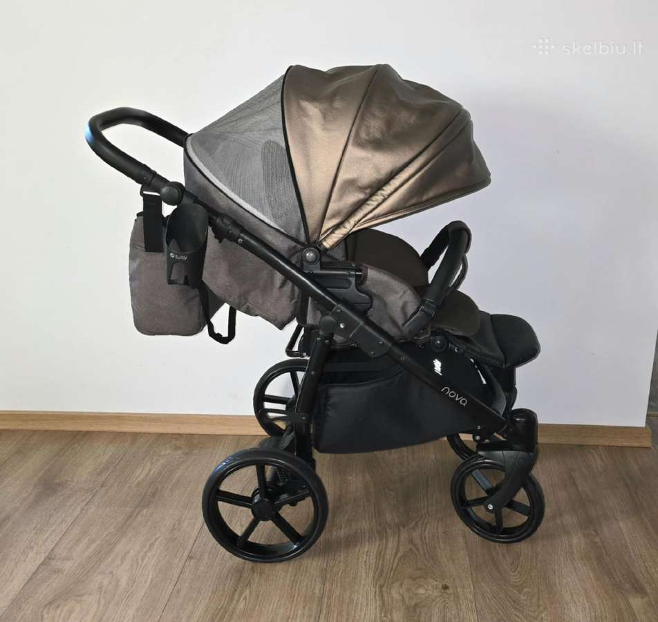 Geros būklės lengvas Tutis Nova 3 in 1 vežimėlis - nuotraukos Nr. 6