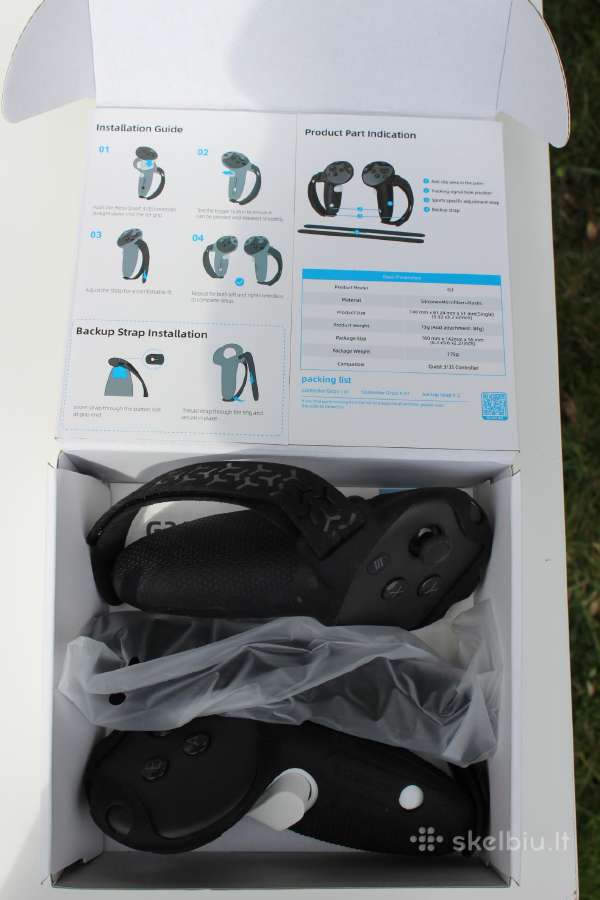 Meta Quest 3 512gb + Bobovr S3 Pro + G3 Grips - nuotraukos Nr. 6