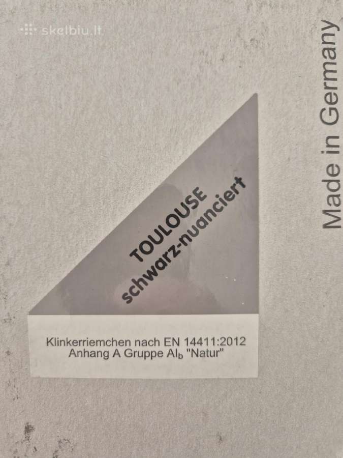 Klinkerio plyteles Toulouse schwarz-nuanciert - nuotraukos Nr. 4