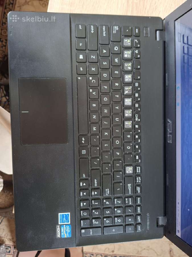 Asus X551ca 112gb SSD, 4gb RAM, i3-3217u - nuotraukos Nr. 3