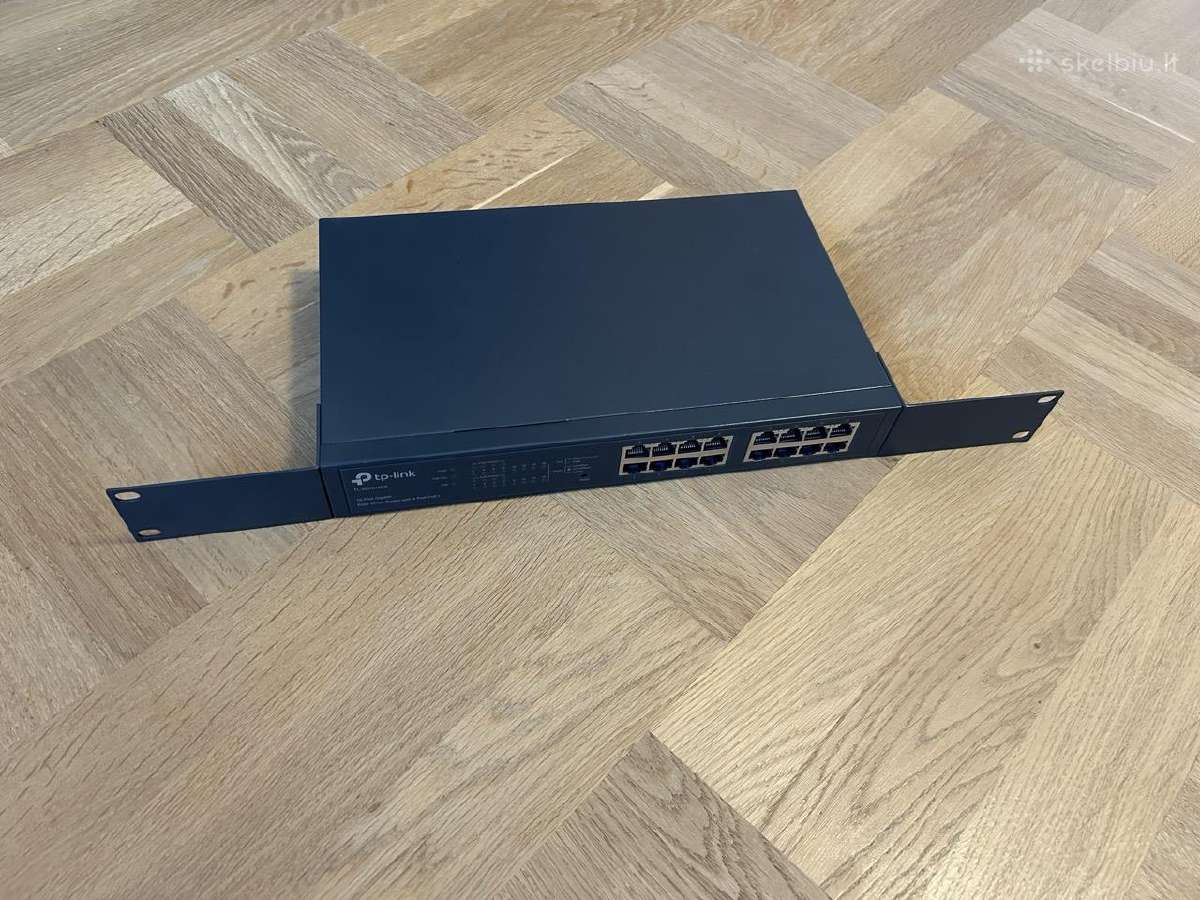 16 portų poe Gigabit switch'as tp-link Tl-sg1016pe - nuotraukos Nr. 2