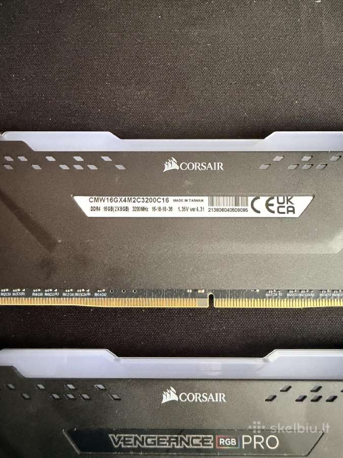 Corsair Vengeance rgb pro 16gb - nuotraukos Nr. 4